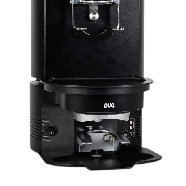 Puq Press M5 under a Mahlkönig E80S grinder