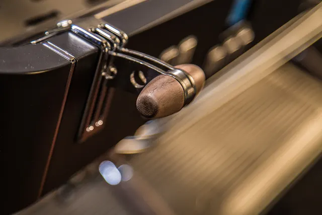 Dalla Corte XT Barista steam lever, close-up