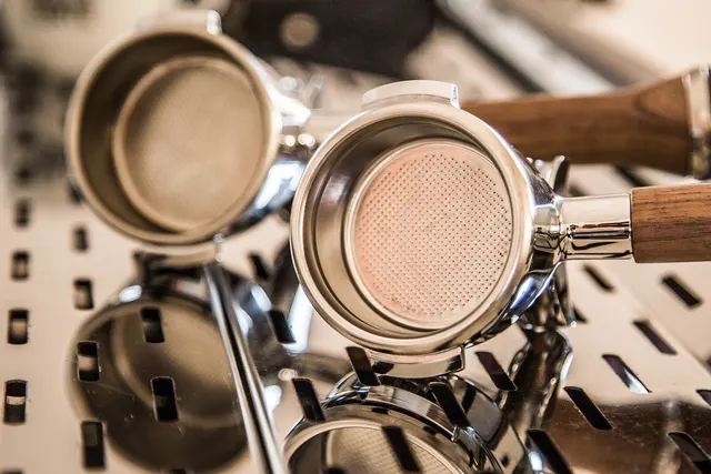 Dalla Corte XT Classic portafilters, close-up