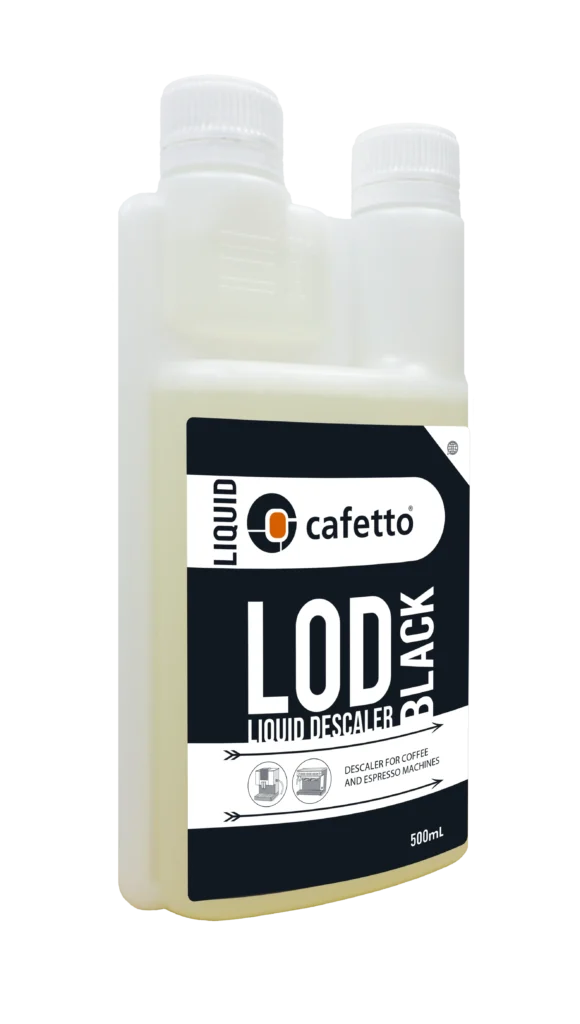 Nukalkinimo skystis LOD BLACK 0.5L pakuotėje